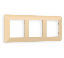 Рамка трехместная Ambrella Volt Line AF110603