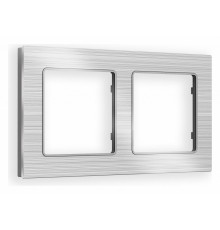 Рамка двухместная Ambrella Volt Platos AF550102