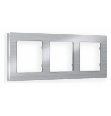 Рамка трехместная Ambrella Volt Platos AF550103