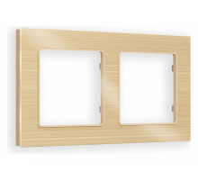 Рамка двухместная Ambrella Volt Platos AF550302