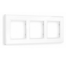 Рамка трехместная Ambrella Volt Arctic AF580103