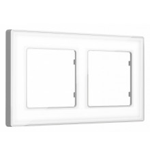 Рамка двухместная Ambrella Volt Arctic AF580132
