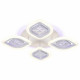 Потолочная светодиодная люстра Ambrella Light Acrylica Ice FA280