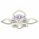 Потолочная светодиодная люстра Ambrella Light Acrylica Ice FA283