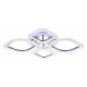 Потолочная светодиодная люстра Ambrella Light Acrylica Original FA5148