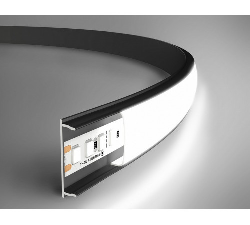 Алюминиевый накладной профиль Ambrella Light Alum Profile GP1600BK Алюминиевый накладной профиль Ambrella Light Alum Profile GP1600BK