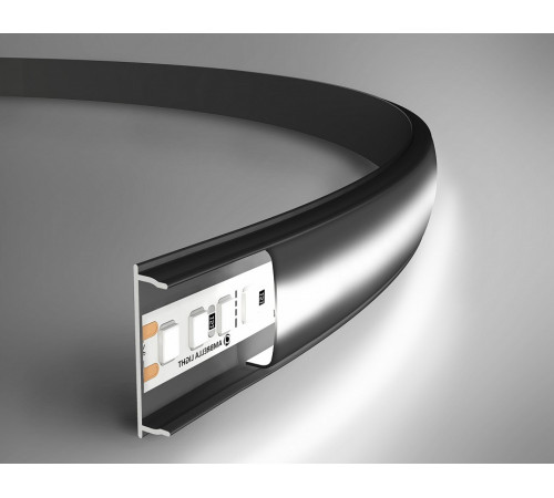 Алюминиевый накладной профиль Ambrella Light Alum Profile GP1600BK Алюминиевый накладной профиль Ambrella Light Alum Profile GP1600BK
