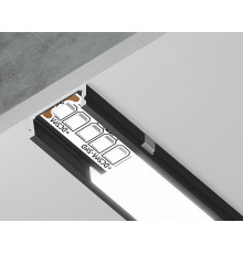 Алюминиевый накладной профиль Ambrella Light Alum Profile GP1700BK