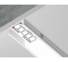 Алюминиевый накладной профиль Ambrella Light Alum Profile GP1700WH