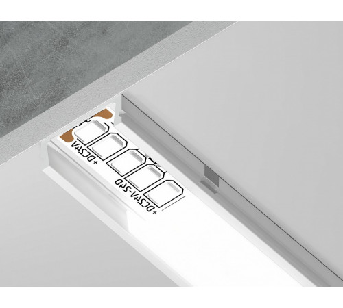 Алюминиевый накладной профиль Ambrella Light Alum Profile GP1700WH Алюминиевый накладной профиль Ambrella Light Alum Profile GP1700WH