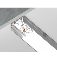 Алюминиевый накладной профиль Ambrella Light Alum Profile GP2001AL