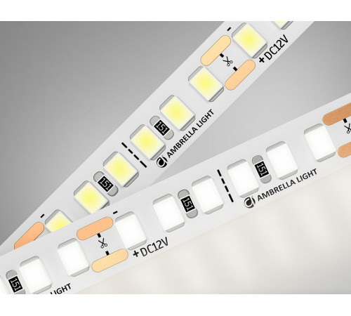 Светодиодная лента Ambrella Light LED Strip 12В 2835 14,4Вт/м 4500K 5м IP20 GS1302 Светодиодная лента Ambrella Light LED Strip 12В 2835 14,4Вт/м 4500K 5м IP20 GS1302