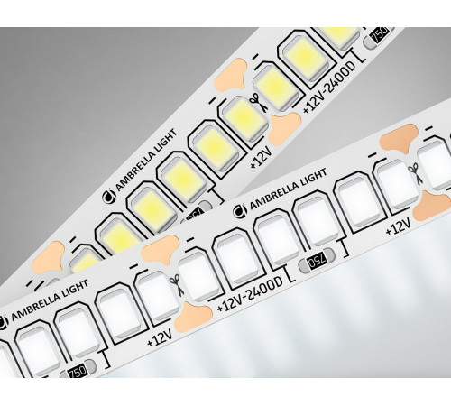 Светодиодная лента Ambrella Light LED Strip 12В 2835 19,2Вт/м 4500K 5м IP20 GS1502