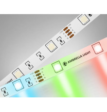 Светодиодная лента Ambrella Light LED Strip 12В 5050 7,2Вт/м RGB 5м IP20 GS2201