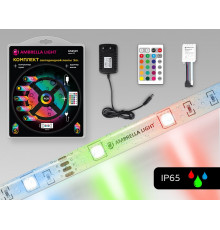 Светодиодная лента Ambrella Light LED Strip 12В 5050 7,2Вт/м RGB 5м IP65 GS2501
