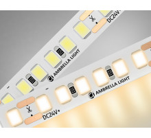 Светодиодная лента Ambrella Light LED Strip 24В 2835 14,4Вт/м 3000K 5м IP20 GS3201