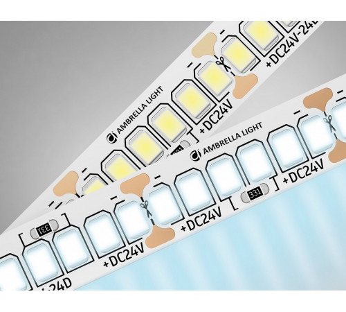 Светодиодная лента Ambrella Light LED Strip 24В 2835 20Вт/м 6500K 5м IP20 GS3403 Светодиодная лента Ambrella Light LED Strip 24В 2835 20Вт/м 6500K 5м IP20 GS3403