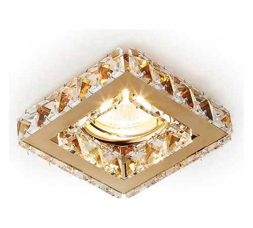 Встраиваемый светильник Ambrella Light Crystal K110 CL/G Встраиваемый светильник Ambrella Light Crystal K110 CL/G