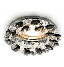 Встраиваемый светильник Ambrella Light Crystal K206 BK/CH
