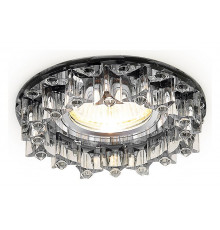 Встраиваемый светильник Ambrella Light Crystal K370 BK
