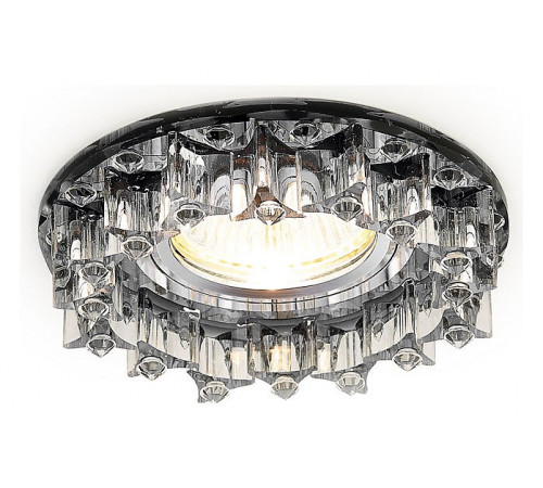 Встраиваемый светильник Ambrella Light Crystal K370 BK Встраиваемый светильник Ambrella Light Crystal K370 BK