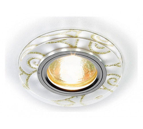 Встраиваемый светодиодный светильник Ambrella Light Led S231 WH/G Встраиваемый светодиодный светильник Ambrella Light Led S231 WH/G