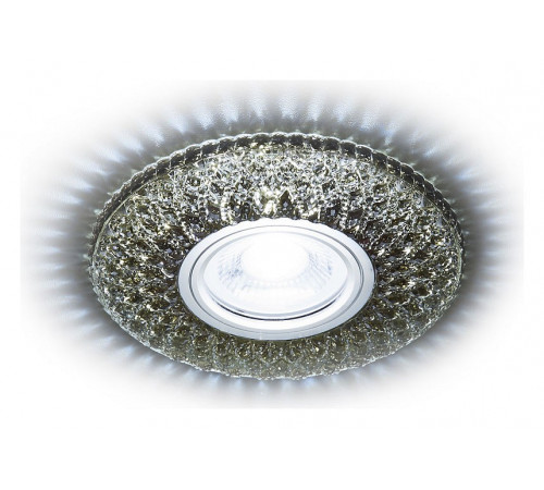 Встраиваемый светодиодный светильник Ambrella Light Led S333 BK/CLD Встраиваемый светодиодный светильник Ambrella Light Led S333 BK/CLD