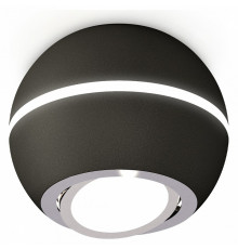 Накладной поворотный светильник с дополнительной подсветкой Ambrella Light Techno XS1102021 (C1102, N7003)