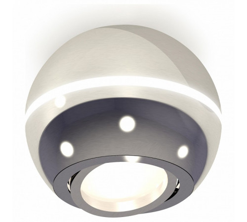 Накладной поворотный светильник с дополнительной подсветкой Ambrella Light Techno XS1104011 (C1104, N7003) Накладной поворотный светильник с дополнительной подсветкой Ambrella Light Techno XS1104011 (C1104, N7003)