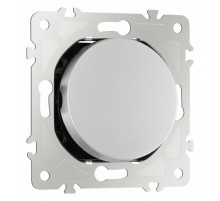 Выключатель двухклавишный проходной Arte Milano 202.32-2.silver