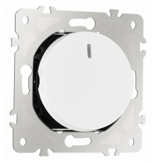 Выключатель одноклавишный проходной Arte Milano 202.33-1.white