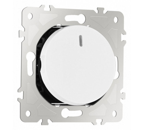 Выключатель одноклавишный проходной Arte Milano 202.33-1.white