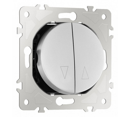 Выключатель жалюзи Arte Milano 202.38-2.silver Выключатель жалюзи Arte Milano 202.38-2.silver