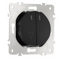 Выключатель жалюзи с подсветкой Arte Milano 202.39-2.black