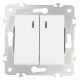 Выключатель одноклавишный с подсветкой Arte Milano 203.31-1.white