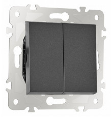 Выключатель одноклавишный проходной Arte Milano 203.32-1.black