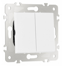Выключатель одноклавишный проходной Arte Milano 203.32-1.white