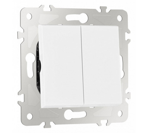 Выключатель одноклавишный проходной Arte Milano 203.32-1.white