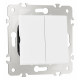 Выключатель одноклавишный проходной Arte Milano 203.32-1.white