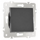 Переключатель одноклавишный перекрестный Arte Milano 203.34-1.black