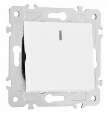 Переключатель одноклавишный перекрестный с подсветкой Arte Milano 203.35-1.white