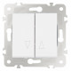 Выключатель жалюзи Arte Milano 203.38-2.white