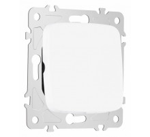 Выключатель двухклавишный проходной Arte Milano 205.32-2.white