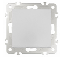 Выключатель одноклавишный проходной Arte Milano 206.32-1.silver