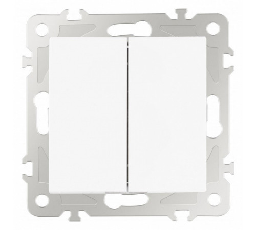 Выключатель одноклавишный проходной Arte Milano 206.32-1.white