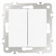 Выключатель одноклавишный проходной Arte Milano 206.32-1.white