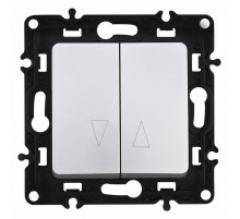 Выключатель жалюзи Arte Milano 217.38-2.silver