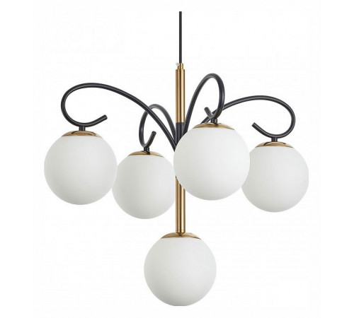 Подвесная люстра Arte Milano Neapolis 273808/4+1 BK/GD