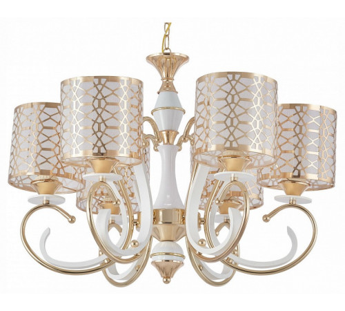 Подвесная люстра Arte Milano Florentia-1237 301237/6 Wh/Gd Подвесная люстра Arte Milano Florentia-1237 301237/6 Wh/Gd