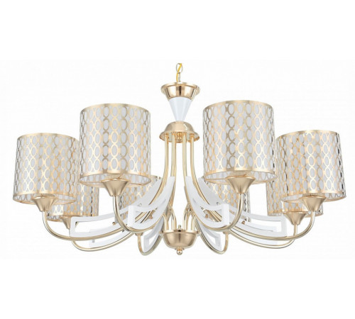 Подвесная люстра Arte Milano Florentia-3387 303387/8 Wh/Gd Подвесная люстра Arte Milano Florentia-3387 303387/8 Wh/Gd